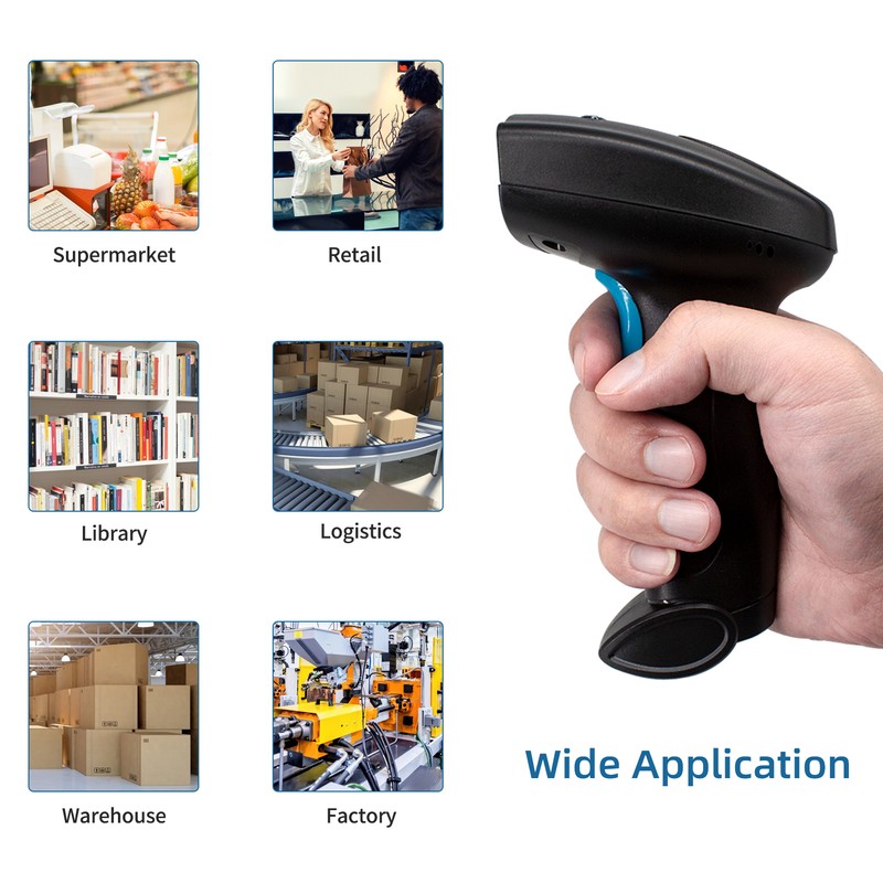 1D Barcode Scanner Handheld USB Wired Bar Code Reader Manual