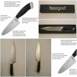 beegod Chef Knife Pro 8" Stainless-Stee