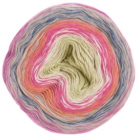 Rico Design Creative Lucky 8 Gradient Cotton Yarn, Ethnic