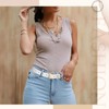 WHIPPY Women Leather Belt for Jeans Pants Dresses Ladies Fashion
