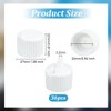 OLYCRAFT 36pcs 24/410 Flip Top Dispensing Cap White Replacement Bottles