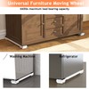 Ronlap Furniture Washing Machine Dolly, Extendable Appliance Rollers Refrigerator Heavy