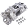 Woosphy Aluminum Dual Plane Air Gap Intake Manifold Replacement for