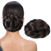 Braid Bun Hair Piece Extension Claw in Hairpiece, Synthetic Braided