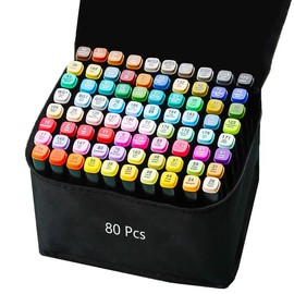 《48/60/120 -  Colorful Marker Pen Set: Gifts for Boys and Girls》:_80 Colors