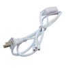 (3-Pack) T5 T8 LED Tube Power Extension Cable with On/Off