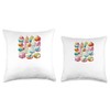 Mochi Globetrotter Throw Pillow