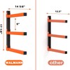 WALMANN Lumber Storage Rack for Garage, Wall Mount Heavy Duty