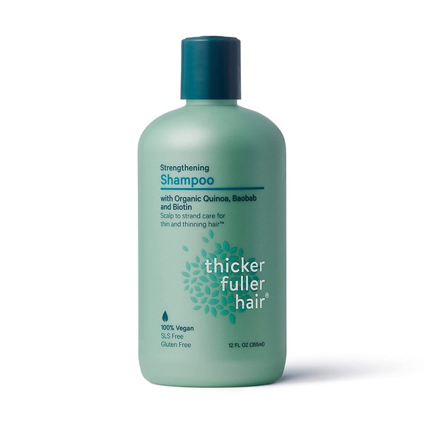 Thicker Fuller Hair Strengthening Shampoo, 12 Oz