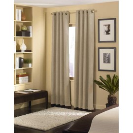 Curtainworks Cameron Curtain Panel, 50 x 95 in, Sand