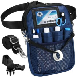 ProCase Nurse Fanny Pack, Utility Medical Nursing Fanny Pack for Women, Nurse Organizer Pouch to Carry Stethoscopes and Medical Supplies, Nurse Belt Bag for Nurses RN Vet EMT -S, Navy