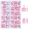 XFSRG 144 Pieces Press On Nails Hands and Feet Short
