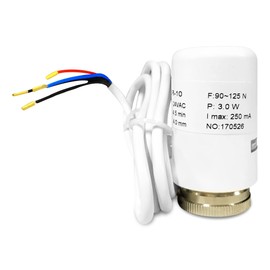 4 wire Thermal Actuator – 24 Volts Thermal Actuator for Precise Heating Control – Radiant Floor Heating Manifold – Improve Energy, Cost Efficiency & Easy Installation