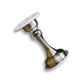 Stainless Steel Door Sticker Hidden Door Holders Catch Floor Wall Mounted Nail-Free Doorstop Door Hardware (Color : White)