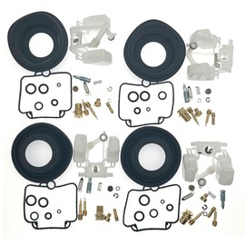 BARMUCUO 4-Pack Carburetor Carb Rebuild Repair Kits Set Replacement for Suzuki Bandit 1200 GSF1200S GSXR1100 GSXR600W GSXR750 Katana 750 1100