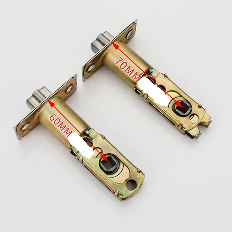 3PCS Adjustable Deadlatch 2-3/8'' or 2-3/4'', Keyed Entry Door Lock