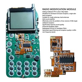 Radio Modification Module for Quan Sheng UV K6 UV K5, 2-Way Radio Modification Module with SI4732 Chip, 0.12 mm Thick FPC Soft Board