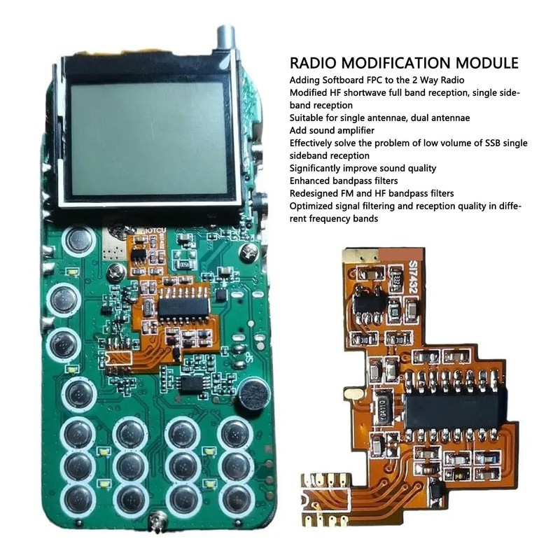 Radio Modification Module for Quan Sheng UV K6 UV K5,
