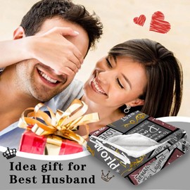 AXULUXAL Gifts for Husband - The Best Husband in The World, I Love You Blankets Gifts for Husband Men Him, Top Husband Wedding Anniversary Birthday Valentines Gifts Throw Blanket from Wife 60"x50"