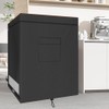 Black Freezer Cover, Freezer Cover, Waterproof 210D Oxford Protective Cover