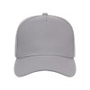 Lids Blank Hook Shot A-Frame Adjustable Snapback Hat, Light Grey