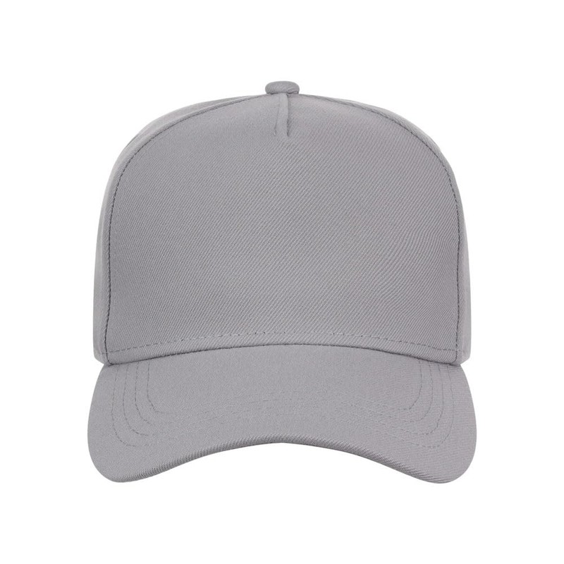Lids Blank Hook Shot A-Frame Adjustable Snapback Hat, Light Grey