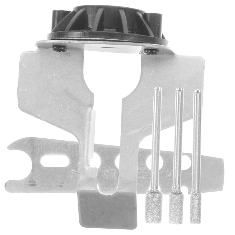 Mobestech 4sets Chainsaw Sharpening Attachment Kit Electric Abrasive Tool for