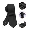 SHUBEIEUMI Mens Ties, Classic Slim Tie for Men, Office or