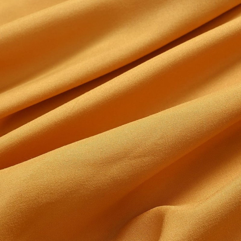 Fitted bed Sheet 40CM Extra Deep Ochre King Bed Size