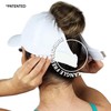 Ponyflo Women's Ponytail Baseball Cap - Curly Hair Ponytail Hat