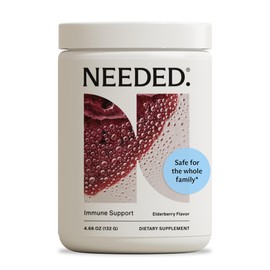 Needed. Immune Support Immunity Powder - for The Whole Family - Pregnancy Safe Immunity Supplement - Zinc with Elderberry - Easy-to-Take