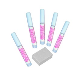 5pcs Glue BUNDLE Disposable Buffer (5pcs Nails Glue [+] Buffer)