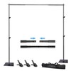 SLOW DOLPHIN Pipe and Drape Photography Backdrop Stand Kit Adjustable