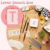 2 Inch Letter Stencils, 42Pcs PET Letter Stencil for DIY