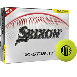 Srixon Z-Star XV 9 Yellow Monogrammed Golf Balls - 2025 Model
