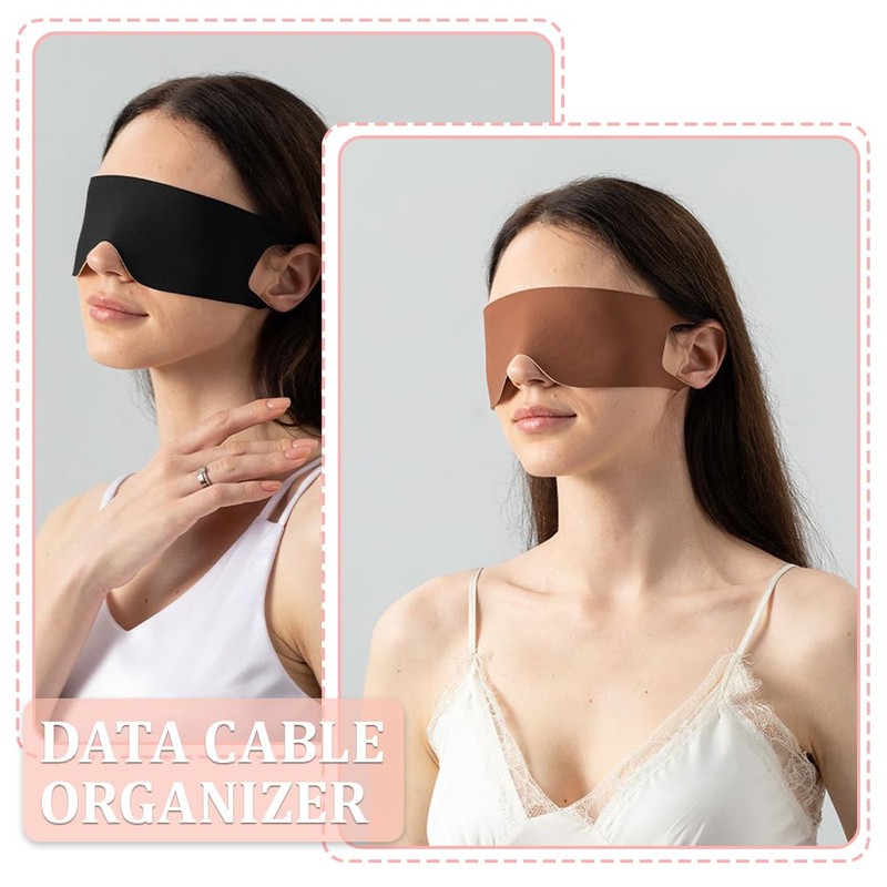 Sleep Eye Mask, Pack of 2 Blindfold, Soft Sleep Mask,