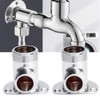 MUNEFE Universal Shower Arm Diverter, Solid Metal Shower Arm Diverter,