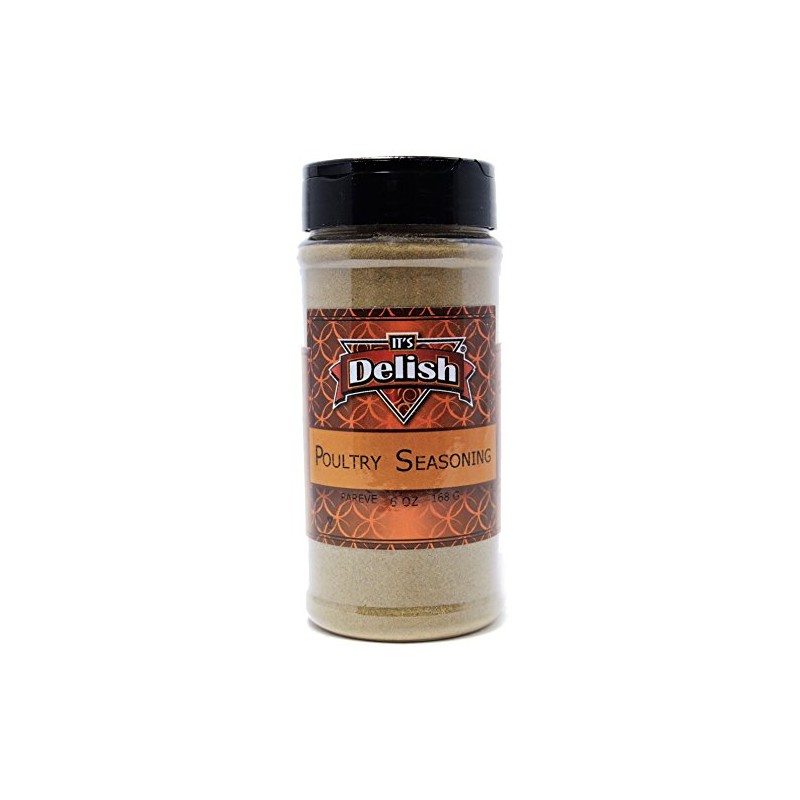 Poultry Seasoning by Its Delish, 6 Oz. Medium Jar