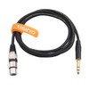 tisino XLR Female to 1/4 Inch (6.35mm) TRS Jack Lead