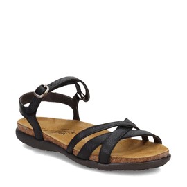 NAOT Women's Patricia Sandal Soft Black Lthr 6-6.5 N US