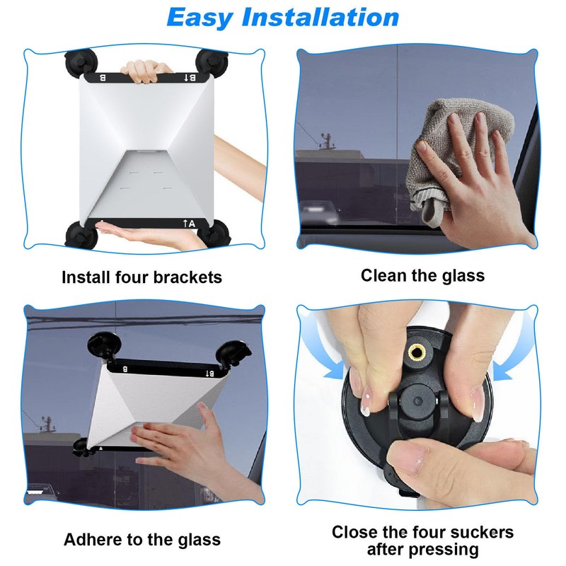 Mini Car Mount, Mini Sunroof Mount, Mini Suction Cup Mount,