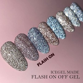 NashlyNails ICEGEL Flash On/Off Gel Polish 1198-1205 (1202)
