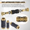 CheeMuii 32 PCS DOT Air Line Fittings 1/4" 3/8" 1/2"