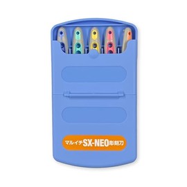 Yoshiharu Cutlery Maruichi Chisel SX-NEO Left, All Steel, Safety Guard Included, Set of 5