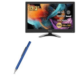 BoxWave Stylus Pen Compatible with Pisichen Touchscreen Monitor (21.5 in) - FineTouch Capacitive Stylus, Super Precise Stylus Pen - Lunar Blue
