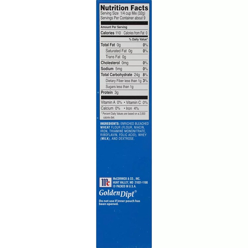 Golden Dipt Cracker Meal Fry Mix 10.0 OZ (Pack of