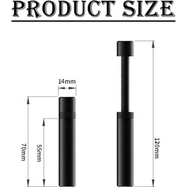 Grafikkarten Halterung, GPU Halterung, Aluminium Grafikkarten Halter, Höhenverstellbare Grafikkartenhalter, Grafikkartenbasis, Hoch 74mm-120mm Schwarz GPU Stütze
