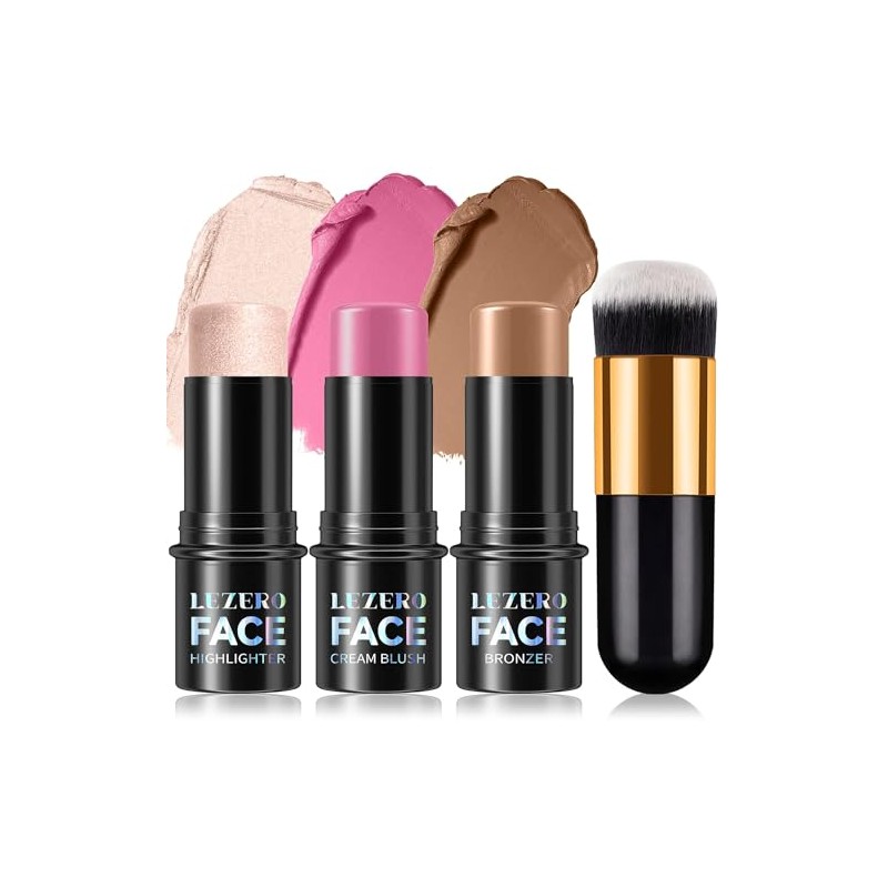 de Contorno de Maquillaje, , y Tonos de Rubor (A)