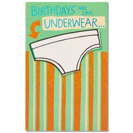 American Greetings Funny Birthday Card (Underwear)