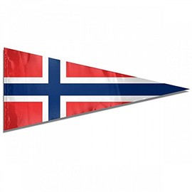 Flag of Norway Premium Pennant Indoor/Outdoor Banner Flags House Garden Flag Triangle Flag 12x30 Inches…